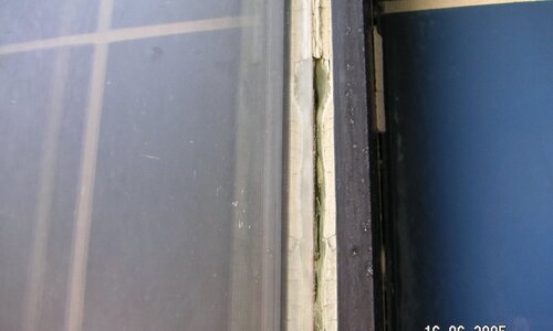 Asbesthaus - Location: Window putty | © 2019, CRB Analyse Service GmbH | © CRB Analyse Service GmbH